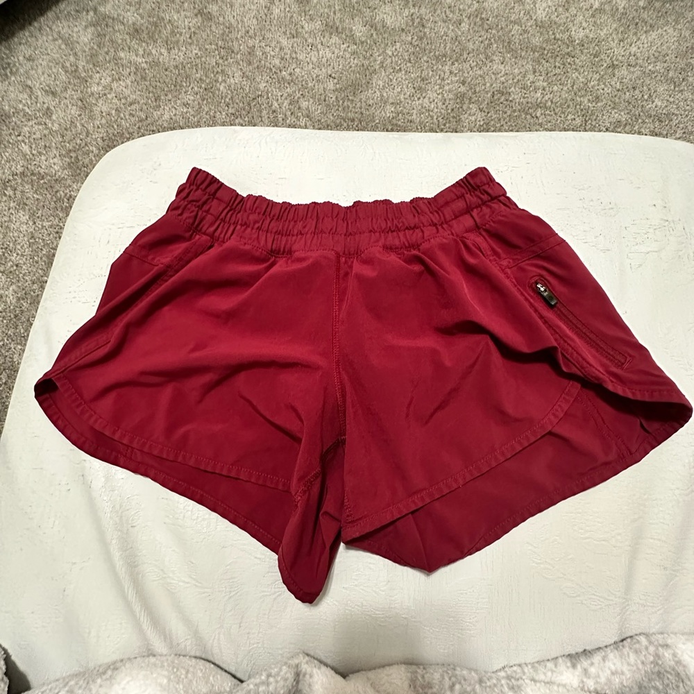 Lululemon Tracker Short | Dark Red | Size 6